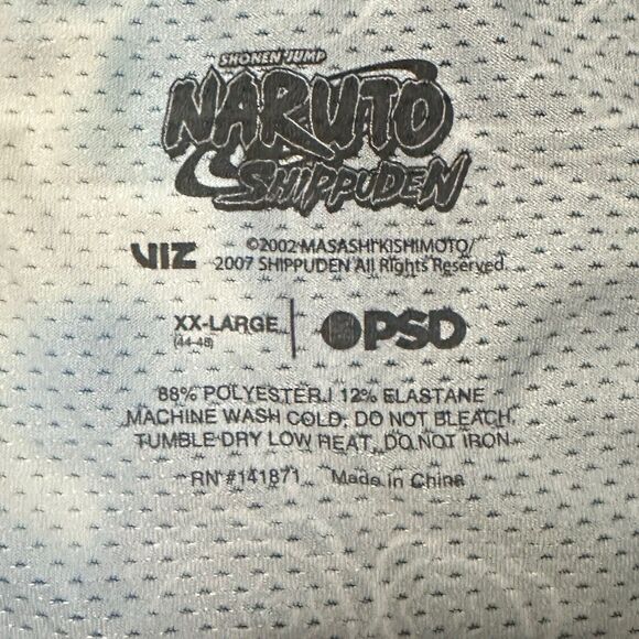 PSD Naruto Men's Boxer Brief Underwear Size 2XL Impact Wash Allover Print NWOT - Picture 2 of 4